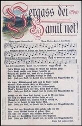 Vergass dei Hamit net ! von 1910