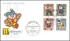 Berlin Ersttagsbriefe 1970–1979 – FDC-Ausgaben...
