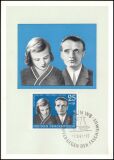 1961  Maximumkarte - Sophie und Hans Scholl