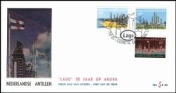 Niederl. Antillen 1974  Erdölindustrie auf Aruba