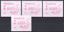 Hongkong 1992  Chinesisches Neujahr: Jahr des Affen