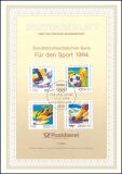 1994  Amtliche Ersttagsblätter im kompl. Jahrgang