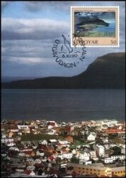 1990  Insel Nólsoy - Maximumkarten