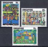Singapur 1977  Kinderzeichnungen