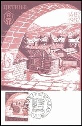 1982  Stadt Centinje - Maximumkarte