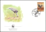 1988  Weltweiter Naturschutz WWF - Weissnackenkranich (063)