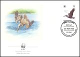 1988  Weltweiter Naturschutz WWF - Brauner Pelikan (073)