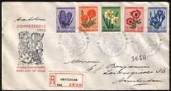 1953  Sommermarken auf R-Brief