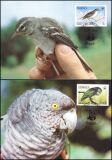 1984  Weltweiter Naturschutz WWF - Vögel Dominicas...