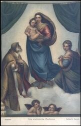 Die sixtinische Madonna - Rafaello Sanzio