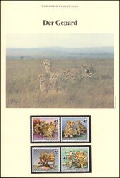 1984  Weltweiter Naturschutz WWF - Gepard (014)
