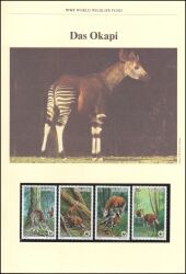 1984  Weltweiter Naturschutz WWF - Okapi (018)