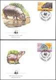 1984  Weltweiter Naturschutz WWF - Zwergflußpferd (021)