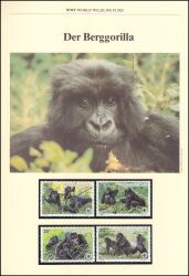 1985  Weltweiter Naturschutz WWF - Berggorilla (024)