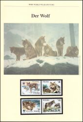 1985  Weltweiter Naturschutz WWF - Wolf (026)