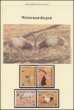 1985  Weltweiter Naturschutz WWF - Wüstenantilope (027)