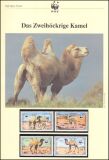 1985  Weltweiter Naturschutz WWF - Zweihöckriges...
