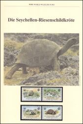 1985  Weltweiter Naturschutz WWF - Riesenschildkröte (030)