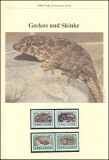 1986  Weltweiter Naturschutz WWF - Geckos u. Skinke (038)