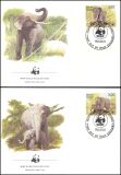1986  Weltweiter Naturschutz WWF - Asiatischer Elefant (039)