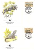 1986  Weltweiter Naturschutz WWF - Leguan (042)