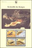 1987  Weltweiter Naturschutz WWF - Krokodile des Kongos...