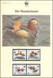 1987  Weltweiter Naturschutz WWF - Mandarinente (054)
