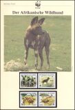 1987  Weltweiter Naturschutz WWF - Afrikanischer Wildhund...