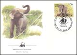 1986  Weltweiter Naturschutz WWF - Ceylon-Elefant (039)