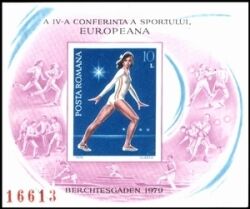 1979  Europäische Sportkonferenz - Bodenturnerin