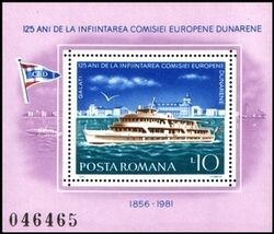 1981  Europäische Donaukommission - Motorschiff MOLDOVA 