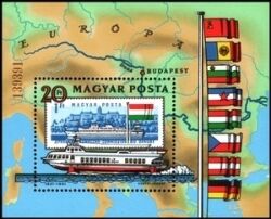 1981  Europäische Donaukommission - Tragflügelboot
