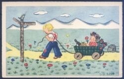 Glückwunschkarte - Kindermotiv