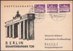 1963  Freimarke: Berliner Stadtbilder - Bogenmarken