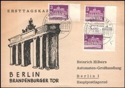 1963  Freimarke: Berliner Stadtbilder - Bogenmarken