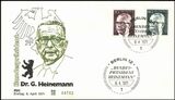 1971  Freimarken: Bundespräsident Gustav Heinemann