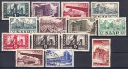 1952  Freimarken: Ansichten aus dem Saarland