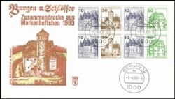 1980  Freimarken: Burgen & Schlsser - 1. Verwendungstag