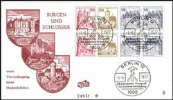 1977  Freimarken: Burgen & Schlösser - 1. Verwendungstag