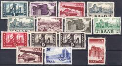 1952  Freimarken: Ansichten aus dem Saarland