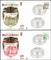 1980  Freimarken: Burgen & Schlösser