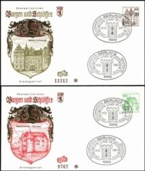 1980  Freimarken: Burgen & Schlsser