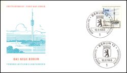 1966  Das neue Berlin 264 - Fernmeldeturm