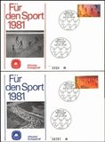 1981  Sporthilfe - Offizieller Ersttagsbrief