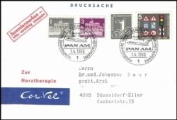 1966  Brief mit Sonderstempel der PAN AM