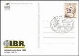 1990  500 Jahre Post - Karte mit Sonderstempel