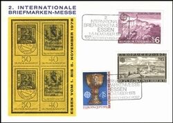 1978  Ausstellungsumschlag zur 2. Intern. Briefmarken-Messe