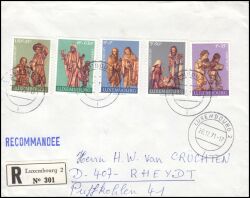 1971  Mischfrankatur auf R-Brief