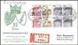 1977 Heftchenblatt Burgen & Schlösser auf R-Brief