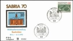 1970  Nationale Briefmarkenausstellung "Sabria 70"